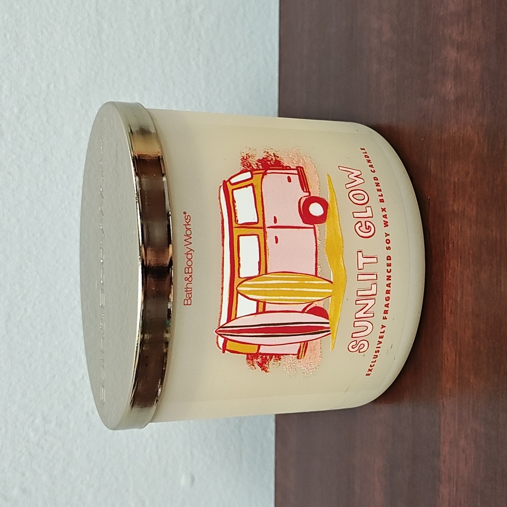 Bath & Body Works "SUNLIT GLOW" 3-Wick Candle